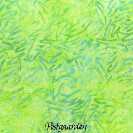 lime blå bali batik patchworkstof - postgaarden.com