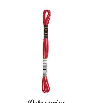 AN1204 multifarve rød broderigarn anchor - postgaarden.com