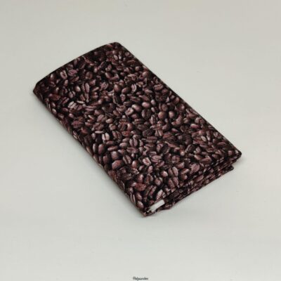 FQ7720 kaffebønner patchworkstof fat-quarter - postgaarden.com