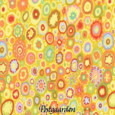 6480 Gul Paper weight patchworkstof - postgaarden.com