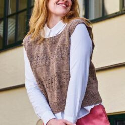 899046 permin luna vest strikkemønster - postgaarden.com
