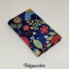 FQ7726 blå med fugle syting fat-quarter patchworkstof - postgaarden.com
