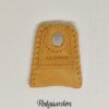 6014 læderfingerbøl med mønt sytilbehør - postgaarden.com