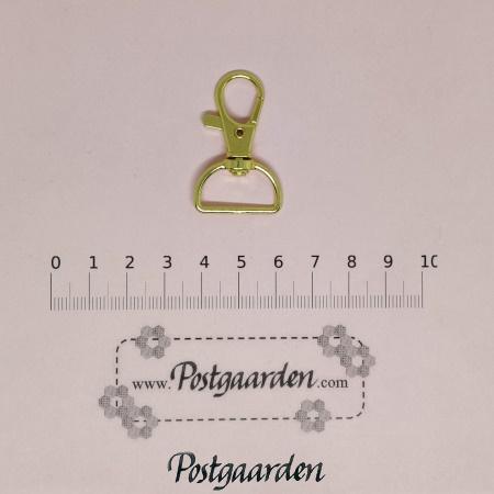 TAS513 Guld karabinhage taske tilbehør - postgaarden.com