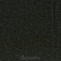 7753 sort med grå blade patchworkstof - postgaarden.com