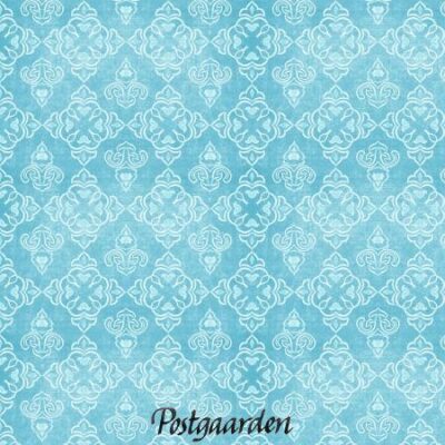 7751 lyseblå med damask patchworkstof - postgaarden.com