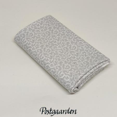 FQ7767 lysgrå med snirkler patchworkstof fat-quarter - postgaarden.com