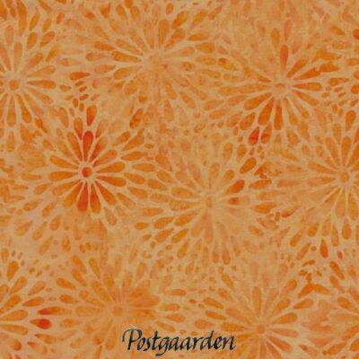 7772 brændt med blomster bali batik patchworkstof - postgaarden.com