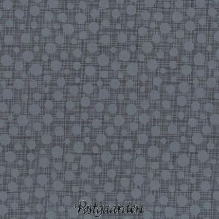 Patchworkstof Tin grå med streger og prikker - postgaarden.com