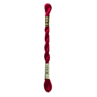DMC 816 Perlegarn no 5 - 816