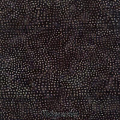 7891 Sort med prikker bali batik patchworkstof - postgaarden.com