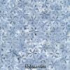 7893 Lysblå med mønster bali batik patchworkstof - postgaarden.com