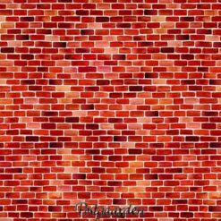 7896 røde mursten patchworkstof - postgaarden.com