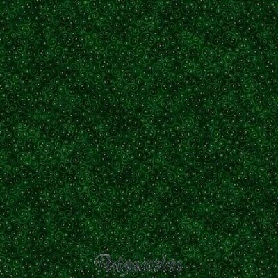 7897 Grøn med snirkler og guld jul patchworkstof - postgaarden.com