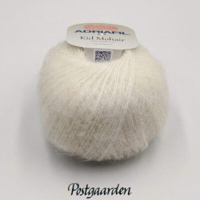 Adriafil kid mohair garn farve 11 råhvid - postgaarden.com