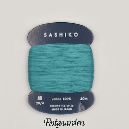 205 teal sashiko broderigarn - postgaarden.com