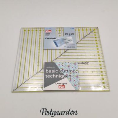 omnigrid 20x20cm patchworklineal - postgaarden.com