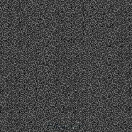 7919 sort grå med snirkler patchworkstof - postgaarden.com