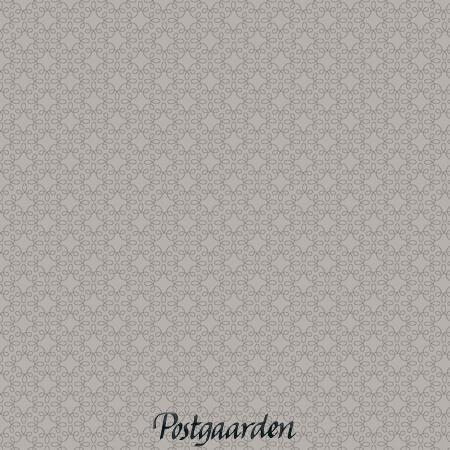 7926 grå med geometrisk mønster patchworkstof - postgaarden.com