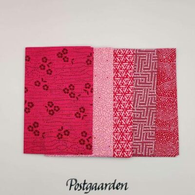 pink stofpakke patchworkstof - postgaarden.com