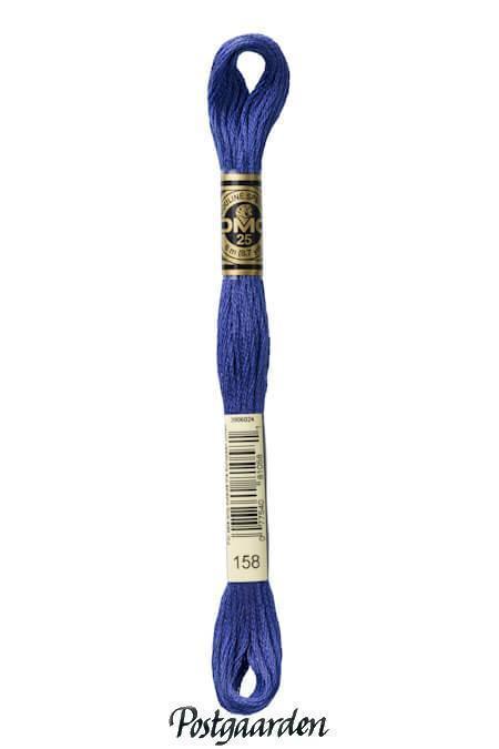 DMC Broderigarn 158 - Medium Very Dark Cornflower Blue