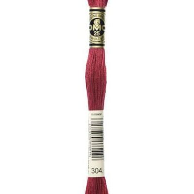 DMC Broderigarn 304 - Medium Red