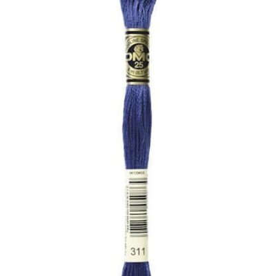 DMC Broderigarn 311 - Medium Navy Blue