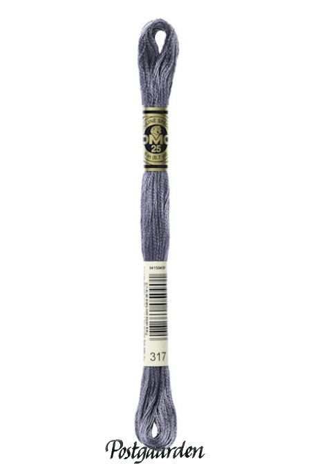 317 DMC broderigarn mouline - postgaarden.com