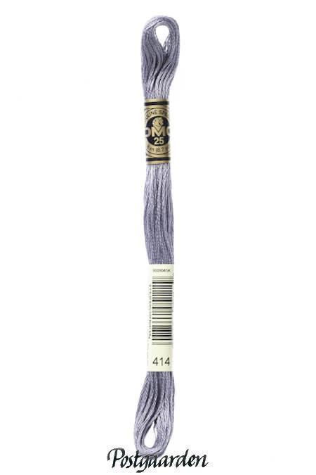DMC Broderigarn 414 - Steel Grey