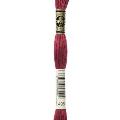 DMC Broderigarn 498 - Dark Red