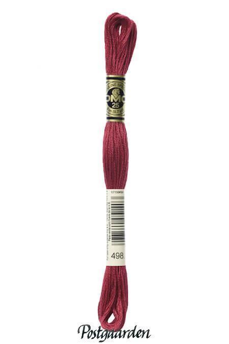 DMC Broderigarn 498 - Dark Red