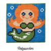havfrue børnestramaj broderi permin - postgaarden.com