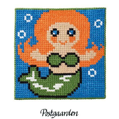 havfrue børnestramaj broderi permin - postgaarden.com