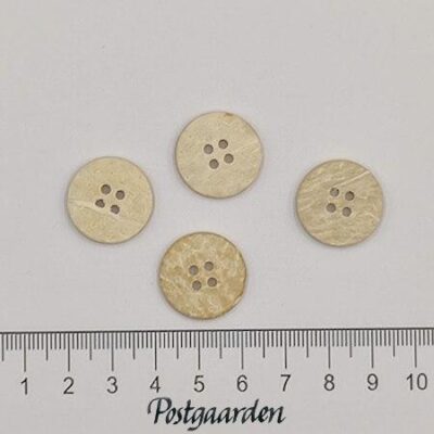 kokos knap natur 20 mm - postgaarden.com