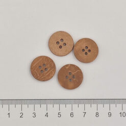 kokos knap mocca 20mm - postgaarden.com