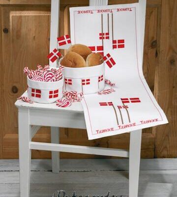 68-8387 tillykke løber broderi permin - postgaarden.com