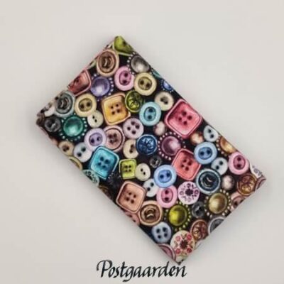 FQ7933 Antik knapper patchworkstof - postgaarden.com