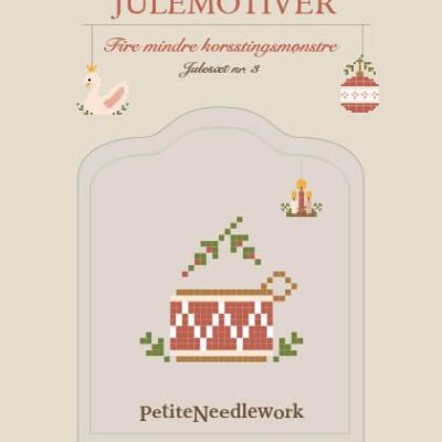 Julesæt 3 forside - Svane med krone - Juletromme _ Julekugle - Julelys - postgaarden.com