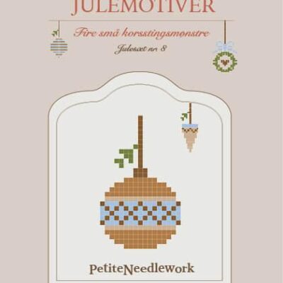 Julesæt 8 forside - Rund & oval julekugle - Kræmmerhus - Grankrans - postgaarden.com