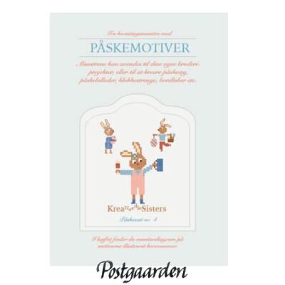 påske 4 kreasøster korssting - postgaarden.com