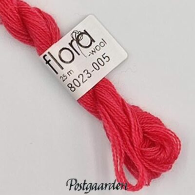 8023 flora wool fru zippe broderigarn - postgaarden.com