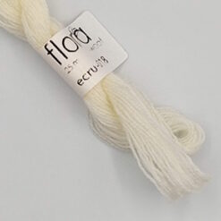 ECRU flora wool fru zippe broderigarn - postgaarden.com