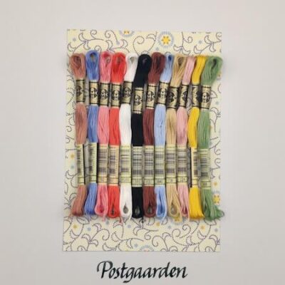 FBG01 fødselsdag broderigarn pakke - postgaarden.com