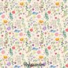 7942 hvid med blomstereng patchworkstof - postgaarden.com