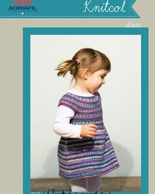 1548 kjole knitcol adriafil mønster strik - postgaarden.com