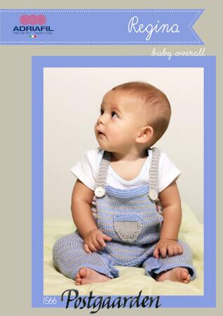 1566 Baby overalls mønster regina adriafil strik - postgaarden.com