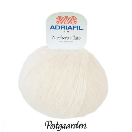 20 råhvid Zucchero Filato Adriafil garn strik - postgaarden.com