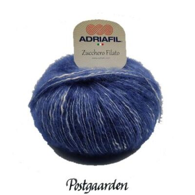 27 blå Zucchero Filato Adriafil garn strik - postgaarden.com
