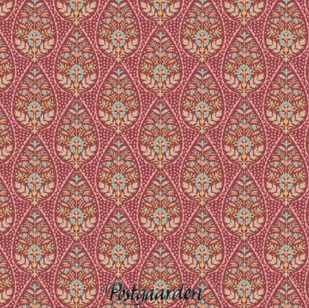 7954 tilda sanctuary adina maroon patchworkstof - postgaarden.com