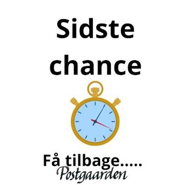 Sidste chance - Få tilbage....